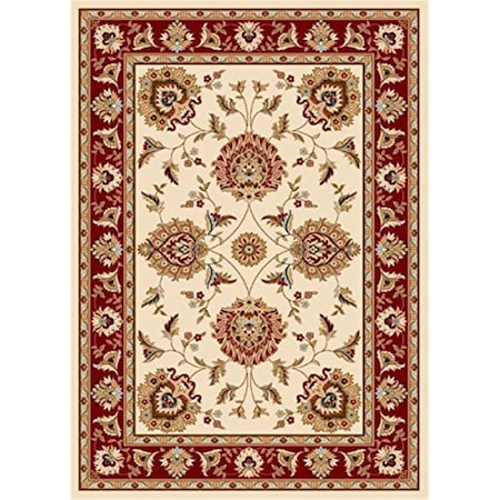 5 Ft. 3 In. X 7 Ft. 3 In. Timeless Abbasi Traditional Area Rug - Ivory